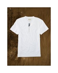 Denim & Supply Ralph Lauren | White Flag-placket Henley for Men | Lyst