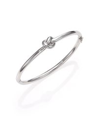Michael Kors | Metallic Brilliance Knots Bangle Bracelet/Silvertone | Lyst