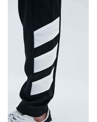 adidas trefoil joggers black