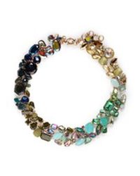J.Crew | Green Ombré Crystal Necklace | Lyst