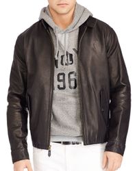 Pink Pony | Black Polo Leather Barracuda Jacket for Men | Lyst