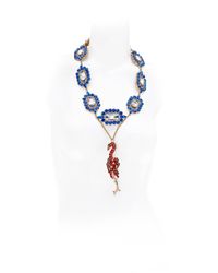 Halaby | Red Flamingo Necklace | Lyst
