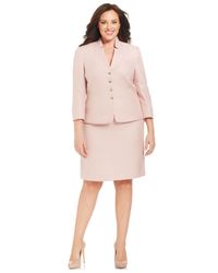 tahari suits plus size