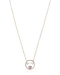 Ruifier | Metallic Flutter Eyes Necklace | Lyst