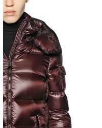 Moncler | Red Berre Brilliant Nylon Down Jacket | Lyst