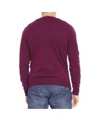 Polo Ralph Lauren | Purple Sweater Merino V Slim Fit for Men | Lyst