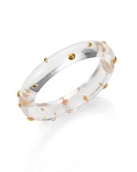 Alexis Bittar | Metallic Lucite Studded Bangle Bracelet | Lyst