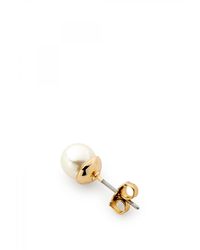 Rebecca Minkoff | Metallic Pearl Stud Earring | Lyst