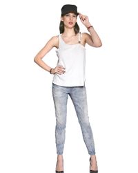 DIESEL | Blue Star Jacquard Stretch Denim Jeans | Lyst