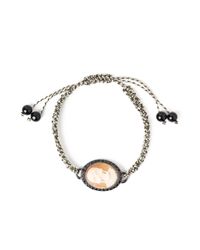 Amedeo | Multicolor King Skull Cameo Bracelet | Lyst