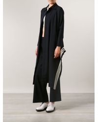 Yohji Yamamoto Oversized Tunic Trouser Suit in Black - Lyst