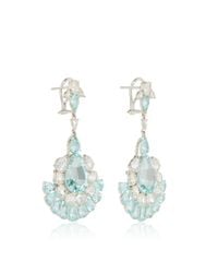Sutra | Blue Mint Paraiba Earrings | Lyst
