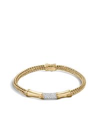 John Hardy | Metallic Bamboo Station Bracelet | Lyst