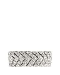 Philippe Audibert | Metallic Swarovski Crystal Elasticated Bracelet | Lyst