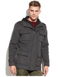 field coat with hood