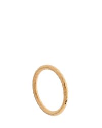 Monica Vinader | Metallic Hammered Skinny Ring | Lyst