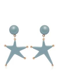 Marni | Blue Stars Perspex Earrings | Lyst