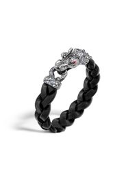 John Hardy | Black Legends Naga Dragon Head Bracelet for Men | Lyst