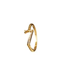 Lulu Frost | Metallic Code Number 18kt #7 Ring | Lyst