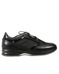 Alberto Guardiani | Black Gllen Sneakers Leather And Nylon for Men | Lyst