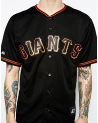 Majestic Black San Francisco Giants Alternate Baseball Jersey for men