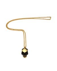 Alexander McQueen | Metallic Puzzle Skull Pendant | Lyst