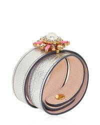 Shourouk | Orange Beedis Bracelet | Lyst