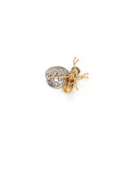 Kenneth Jay Lane | Metallic Crystal Honeybee Brooch | Lyst