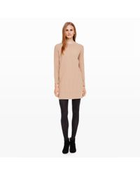 Club Monaco | Natural Nescher Ribbed Sweater Dress | Lyst