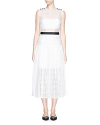voile pleat gingham
