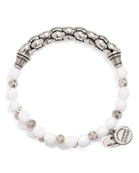 ALEX AND ANI | Silver Vintage 66 Calypso Wrap Bracelet | Lyst
