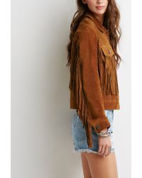 camel fringe jacket