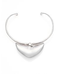 Alexis Bittar | Metallic Lucite Shark Tooth Collar Necklace | Lyst