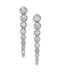 Michael Kors | Metallic Park Avenue Glam Jewel Graduated Drop Earrings | Lyst