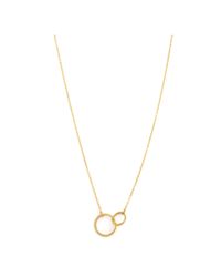 Satomi Kawakita | Metallic 18k Interlocking Circle Necklace | Lyst