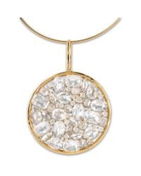 Stella McCartney - Metallic Stones Ring Necklace - Lyst
