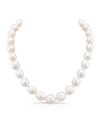 Anne Sisteron - White Pearl Choker Necklace With Clasp - Lyst