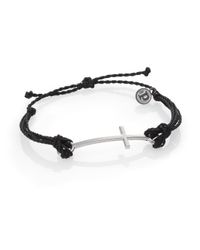 Pura Vida | Black Cross Bracelet | Lyst