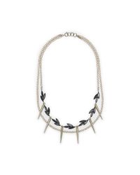 Club Monaco | Metallic Spike Amalia Necklace | Lyst