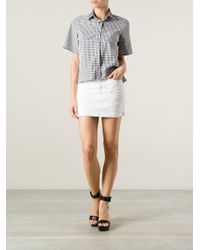 gabbana dolce denim skirt mini