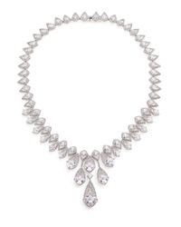 Adriana Orsini | Metallic Athena Trillion Statement Necklace | Lyst