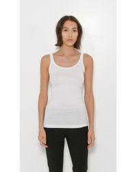 Vince | White Favorite Tank | Lyst