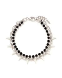 Joomi Lim | Metallic Spike Crystal Chain Necklace | Lyst