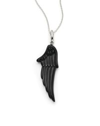 Ippolita | Black Onyx & Sterling Silver Feather Charm | Lyst