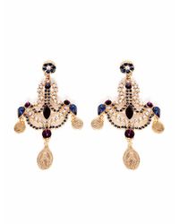 Pixie Market - Metallic Opulence Coin Earrings - Lyst