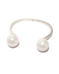 Maria Stern - Metallic Double Pearl Bracelet - Lyst