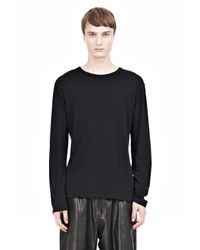 Alexander Wang | Black Classic Long Sleeve Tee for Men | Lyst