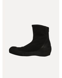 Lost & Found - Black Zip Neopreen Boot for Men - Lyst