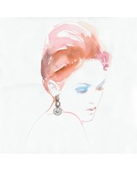 Lulu Frost - White Crystal and Resin Spike Earrings - Lyst