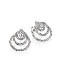 Adriana Orsini | Metallic Nested Teardrop Earrings | Lyst